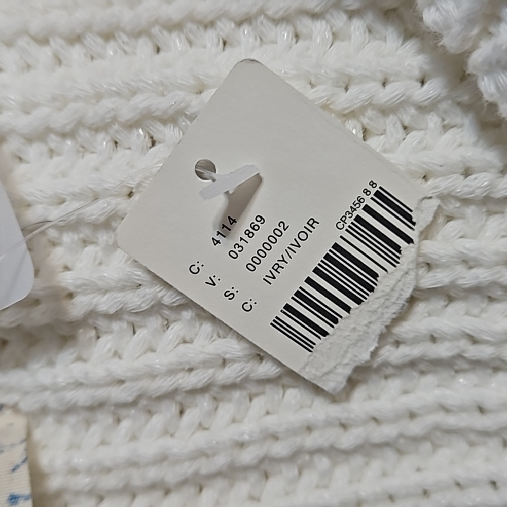 Anthropologie White Knit Sweater - Picture 13 of 13